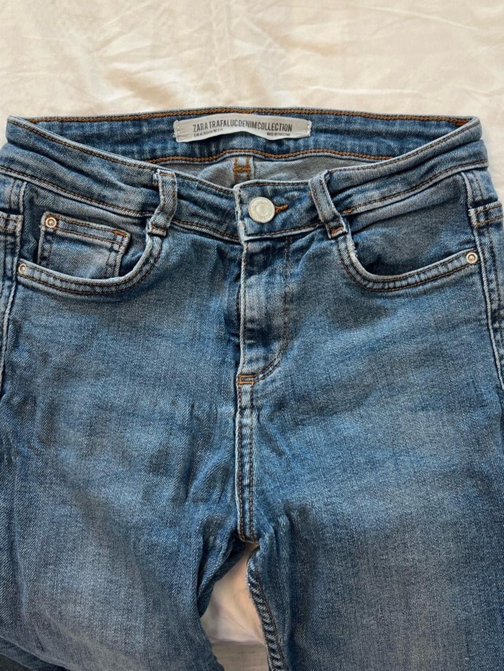 Zara Medium Blue High-Rise Women’s Jeans